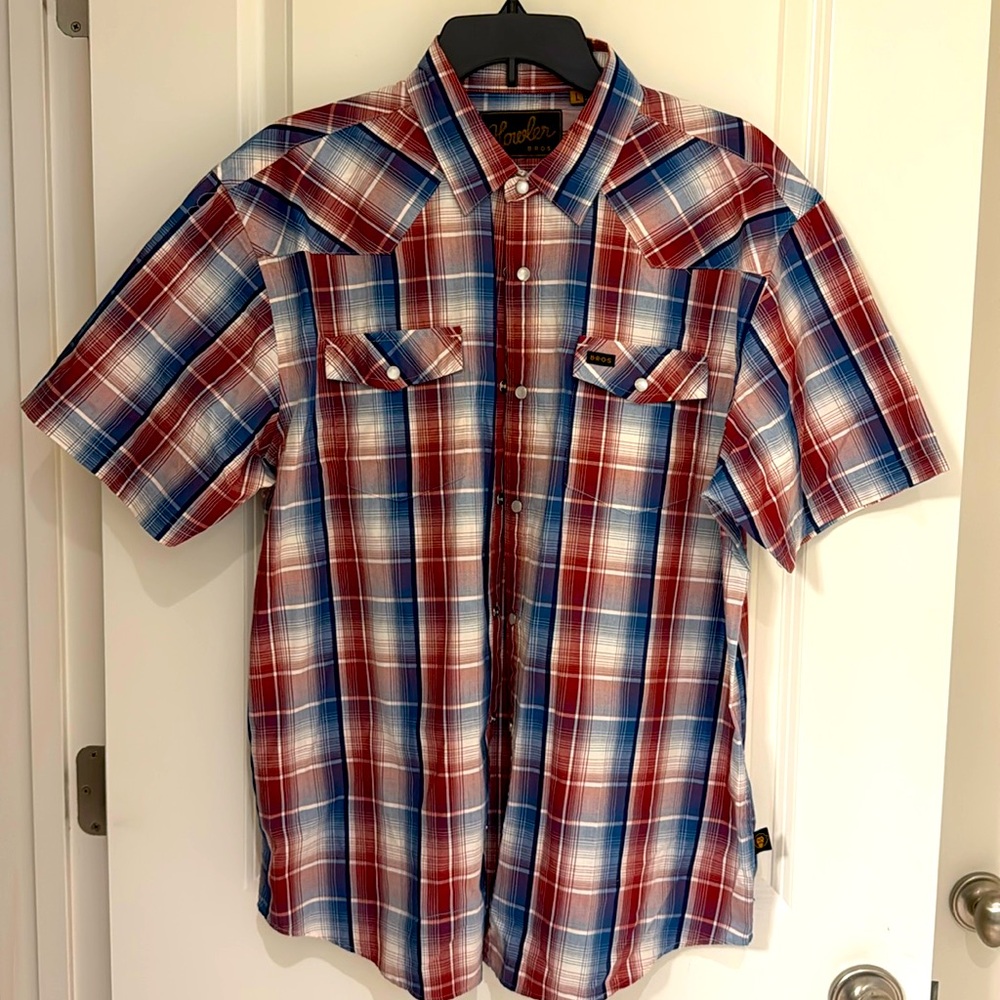 Men’s Large Howler Bros plaid shirt.